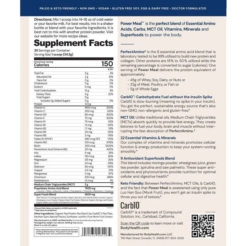 Perfect Amino Power Meal